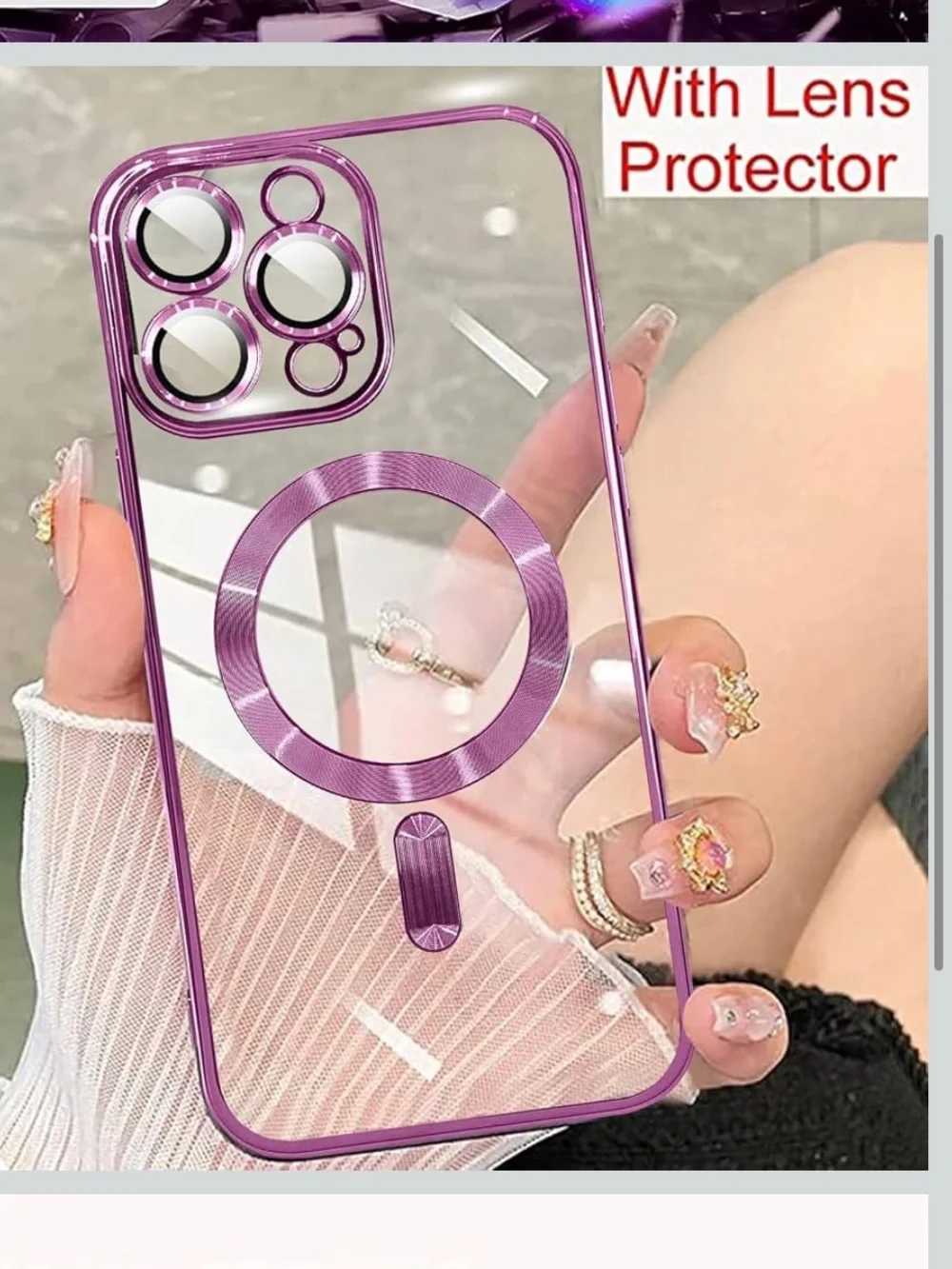 ZIYE Magnetic Case Made for iPhone 16 Pro Max 6.9 Inch MagSafe Pink